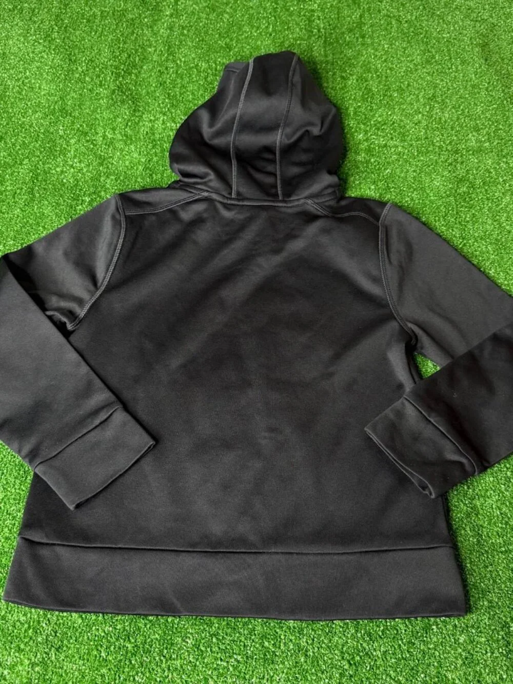 Adidas Youth S (8) Black Fleece Hoodie Sweatshirt Camo Big Logo Pullover